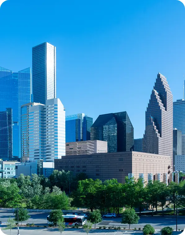 Houston downtown skyline